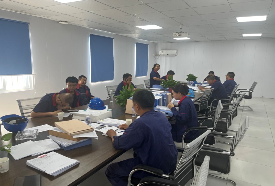 公司開展年度質量、環境、職業健康安全管理體系內審工作