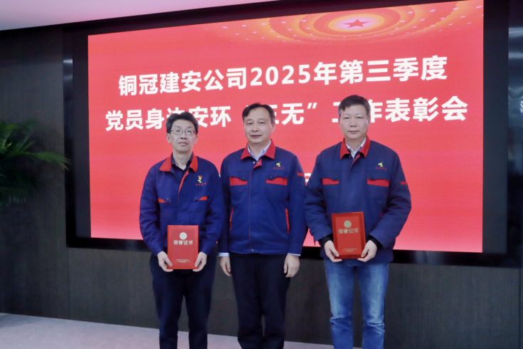 公司召開三季度黨員身邊安環“三無”工作 表彰會